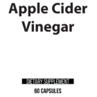 Apple Cider Vinegar wholesale supplement facts and label 60 count