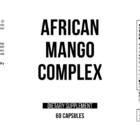 African Mango Ultra wholesale supplement label 60