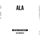 ALA wholesale supplement label 60