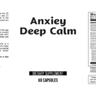 Anxiety wholesale supplement label 60