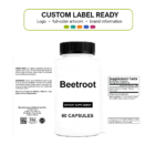 Beetroot wholesale supplement custom label ready bottle and full label sheet