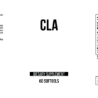 CLA Softgels wholesale supplement label 60