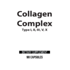 Collagen I, II,III,V,X 1800MG (Caps) wholesale supplement label 60