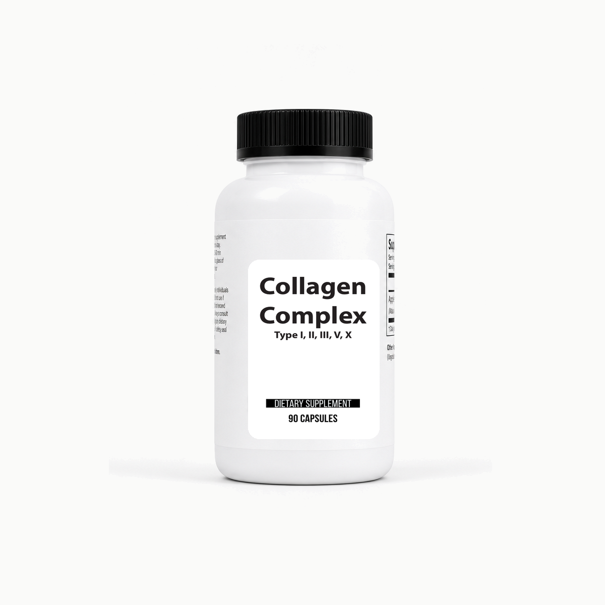 Collagen Complex 1800mg Capsules (60ct) bottle wholesale supplement image