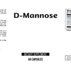 D Mannose wholesale supplement label 60