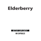 Elderberry-600mg wholesale supplement label 60