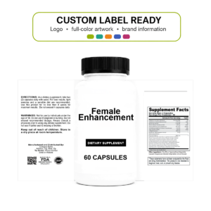 Female Enhancement wholesale supplement custom label ready bottle and full label sheet