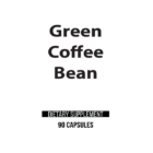 Green Coffee Bean w/GCA wholesale supplement label 90