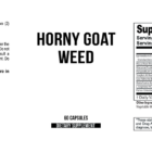 Horny Goat Weed Blend wholesale supplement label 60