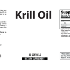 Krill Oil Softgels wholesale supplement label 60