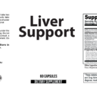 Liver Support w/o wholesale supplement label 60