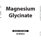Magnesium Glycinate (Caps) wholesale supplement label 60