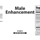 Male Enhancement tablets wholesale supplement label 60