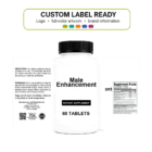 Male Enhancement tablets wholesale supplement custom label ready bottle and full label sheet
