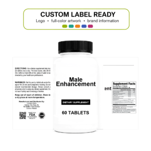 Male Enhancement tablets wholesale supplement custom label ready bottle and full label sheet