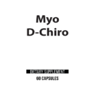 Myo & D-Chiro Inositol Plus wholesale supplement label 60