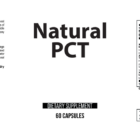 Natural PCT w/o wholesale supplement label 60