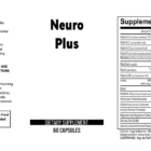 Neuro Brain and Focus w/ wholesale supplement label 60