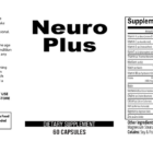 Neuro Brain and Focus w/o wholesale supplement label 60