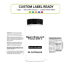 Neuro Brain and Focus w/o wholesale supplement custom label ready bottle and full label sheet