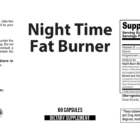 Night Time Fat Burn wholesale supplement label 60