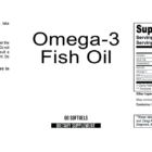 Omega 3 Fish Oil Softgels 36/24 wholesale supplement label 60