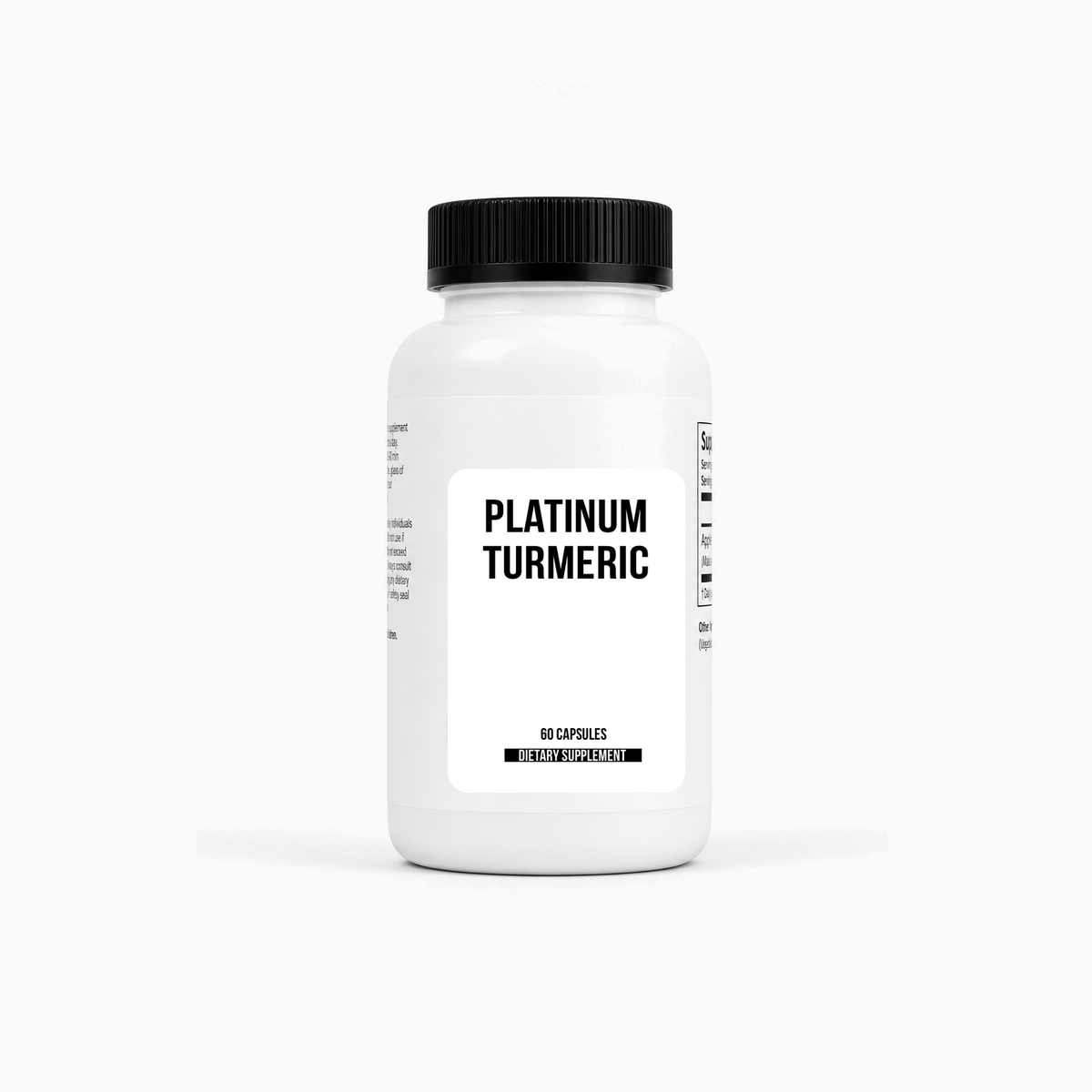 Platinum Turmeric (120ct) bottle wholesale supplement image