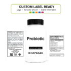 Probiotic 60 Billian wholesale supplement custom label ready bottle and full label sheet
