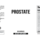 Prostate Formula wholesale supplement label 60