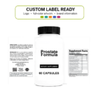 Prostate Formula wholesale supplement custom label ready bottle and full label sheet