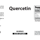 Quercetin Plus wholesale supplement label 60