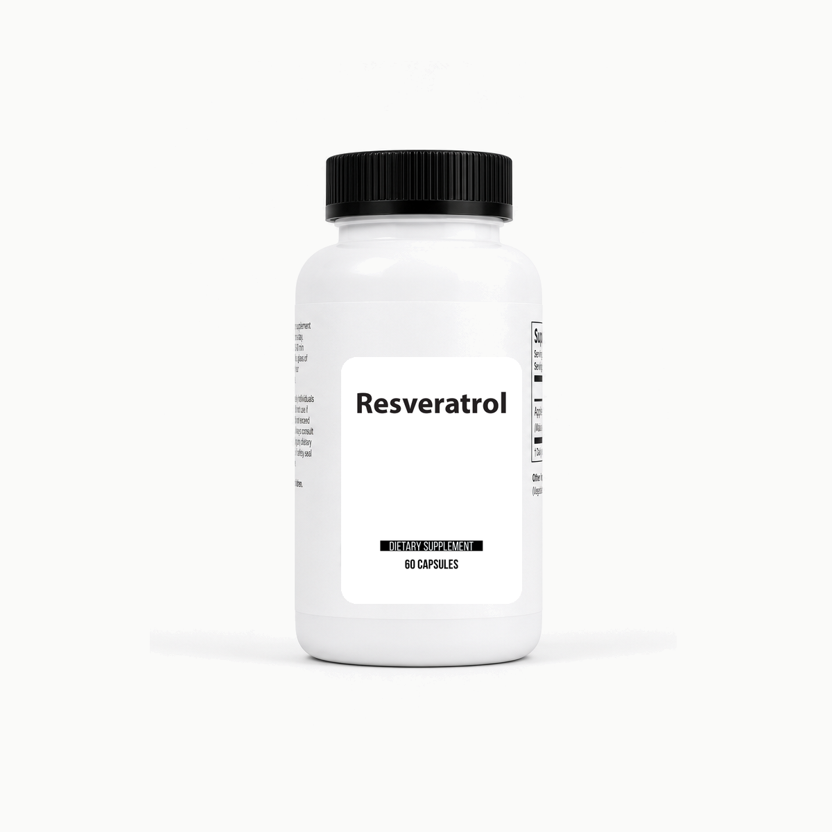 Resveratrol 50% 600mg (60ct) bottle wholesale supplement image