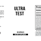 Test Natural Testosterone Support wholesale supplement label 90