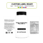 Vision Health Plus Plus W/O wholesale supplement custom label ready bottle and full label sheet
