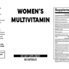 Women's Multivitamin wholesale supplement label 60