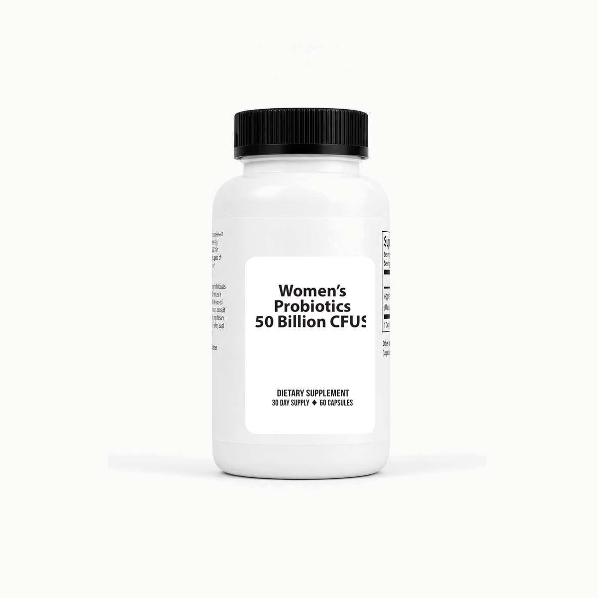 Women's Probiotic (60ct) bottle wholesale supplement image